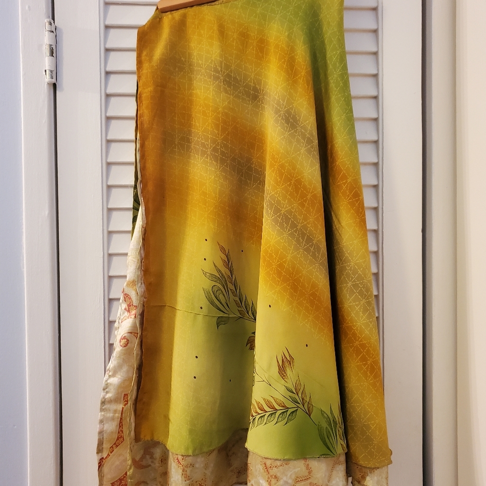 Darn Good Yarn Sari Wrap Skirt